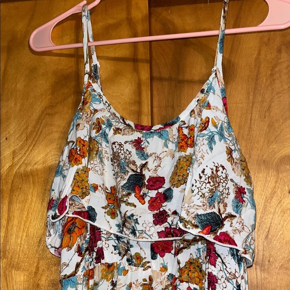 Floral Spaghetti Strap Hi Low Dress - Picture 2 of 4